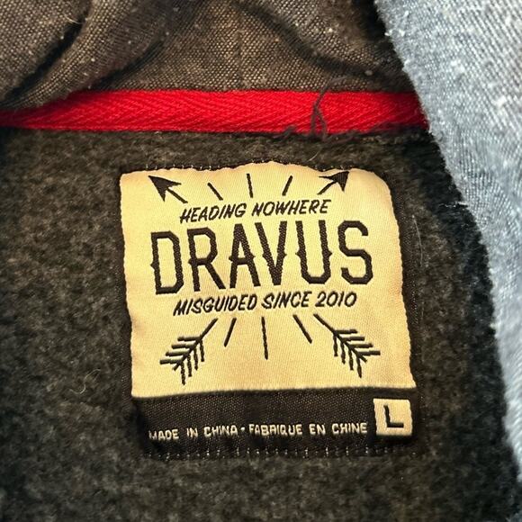 ⭐️ Dravus Hoodie Sweatshirt Heading Nowhere Misguided 2010 Y2K Vintage 90s‎ - Picture 4 of 5